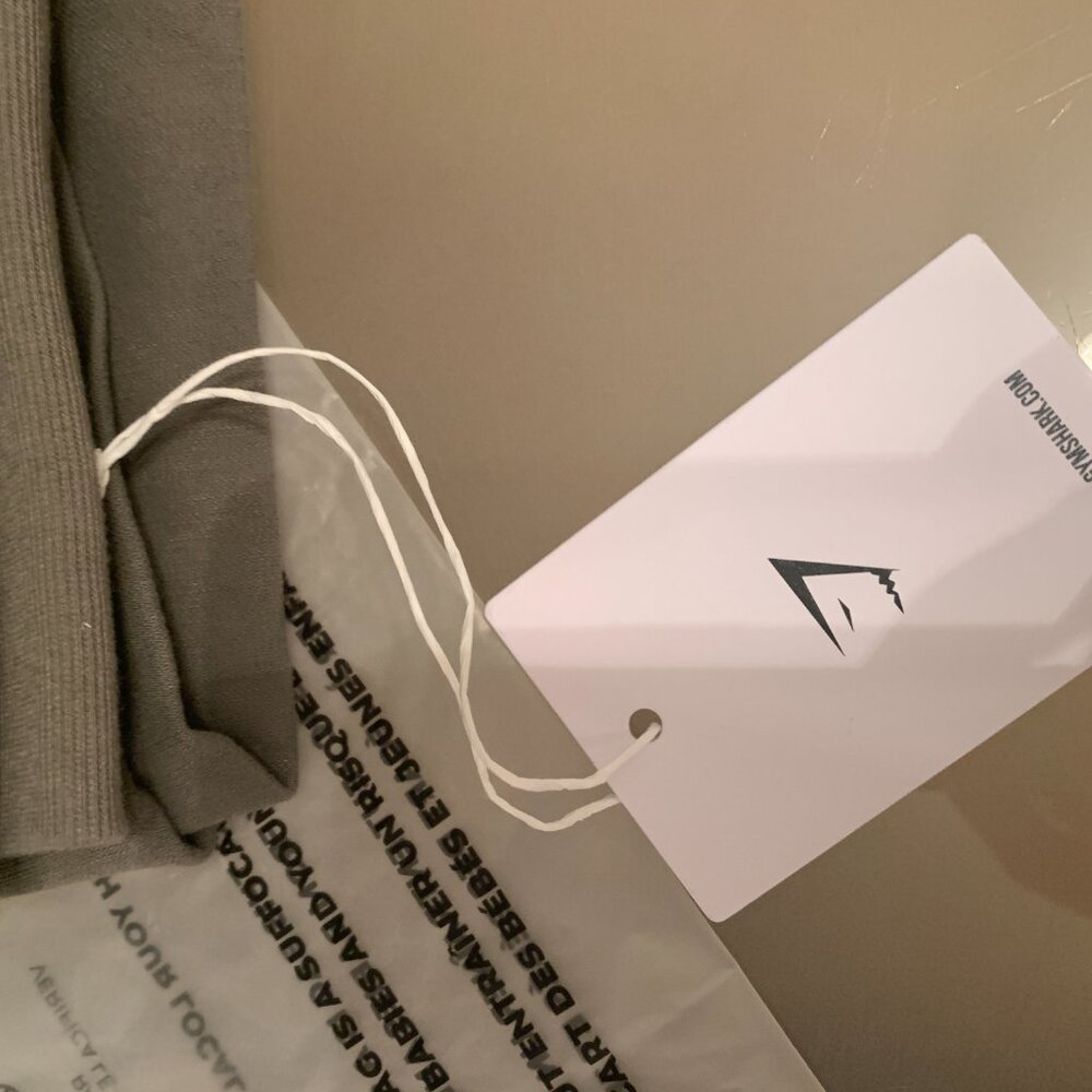 BNWT GYMSHARK Ribbed Cotton Seamless Body Fit Tank BASE GREEN SZ S - Picture 8 of 8